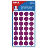 APLI Markierungspunkte rund 15 mm Violett