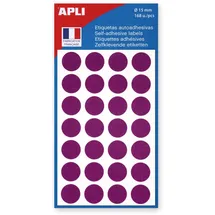APLI Markierungspunkte rund 15 mm Violett