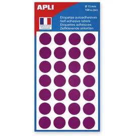 APLI Markierungspunkte rund 15 mm Violett