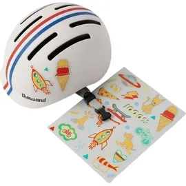 THOUSAND Junior Toddler Fahrradhelm, Speedway Creme, Unisize - Weiß