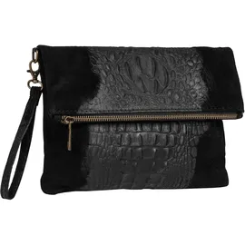 Samantha look Abendtasche Leder Black