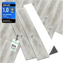 Endorphin Endorphin, Vinylboden selbstklebend in Holzoptik Beigegrau 2,93qm (Vinylboden, 2.93 m2)