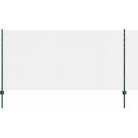 vidaXL Maschendrahtzaun mit Pfosten Grün 1.2 x 10 m Stahl