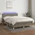vidaXL Boxspringbett 140 x 200 cm Taupe