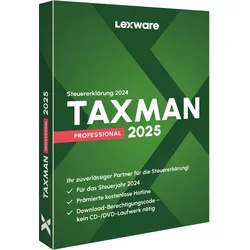 TAXMAN professional 2025 (1-Platz Lizenz)