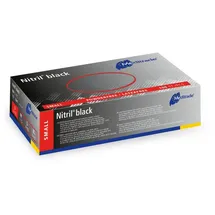 Meditrade Einmalhandschuhe Nitril black Größe S