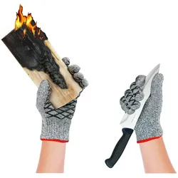 Maximex 2in1 Hitze- & Schneidschutz Handschuh Damen 1 Paar