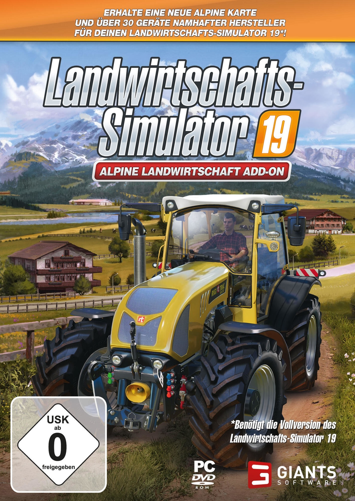 astragon, Landwirtschafts Simulator 19 Alpine Landwirtschaft Add On PC USK 0