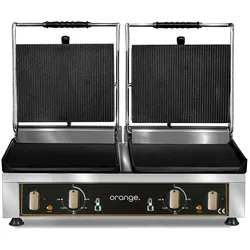 orange. orange Doppel-Kontaktgrill, oben/ unten gerillt, 820x500x300mm