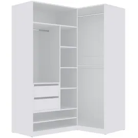 marmex meble Offener Kleiderschrank 190 x 206 x 51 cm Weiß