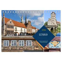Calvendo LEMGO - Weserrenaissance und Fachwerkromantik (Tischkalender 2026 DIN