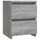 vidaXL Nachtschrank 2 Stk. 30 x 30 x 40 cm Grau Sonoma