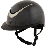 Reithelm Visier für Polo BR Equitation Thêta Plus Glossy SCHWARZ|SCHWARZ|SCHWARZ S/52-54cm