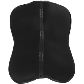 Acavallo Pocket Halfpad Memory Foam mit Einlagen L Schwarz
