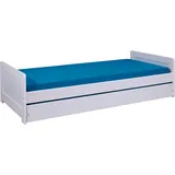 Interlink Kinderbett Surf 90 x 200 cm Kiefer massiv lackiert weiß