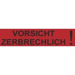 Paketband, "Vorsicht zerbrechlich!" - Rolle à 66 m - 50 mm