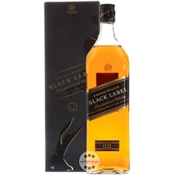 Johnnie Walker Black Label 12 Jahre Blended Scotch Whisky 1,0 l