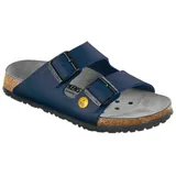 Birkenstock ESD-Sandale Arizona, Größe 44, blau, schmal