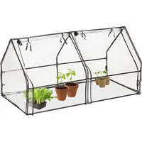 Relaxdays Frühbeet Kunststoff Transparent 0 mm 1,62 m2