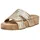 LAZAMANI Pantoletten Pantoletten Leder/Textil - Gold - 39