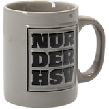 Hamburger SV HSV Tasse Becher Kaffeetasse ** Relief ** grau