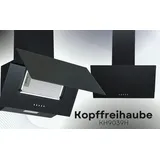 PKM KH9039H Kopffreihaube Glas Dunstabzugshaube schwarz 60cm