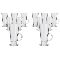 Stölzle Latte-Macchiato-Glas Latte Macchiato Gläser 265 ml 12er Set, Glas weiß
