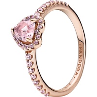 Pandora 188421C04 Damen-Ring Erhabenes Herz Rosé, 58/18,5