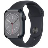 Apple Watch Series 8 GPS 41 mm Aluminiumgehäuse mitternacht Sportarmband mitternacht