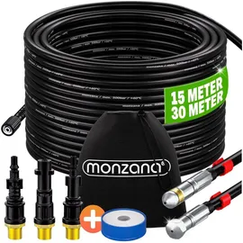 monzana Rohrreinigungsschlauch Premium Set 30m