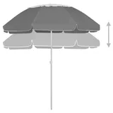 vidaXL Strandschirm Anthrazit 300 cm