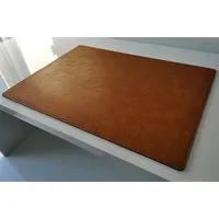 Profi Mats Schreibtischunterlage Schreibtischunterlage in Lora Kunst Leder 70cm x 50cm Senft Braun