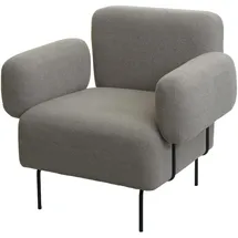 MCW Lounge-Sessel MCW-L83 Textil 88 x 78 x 76 cm Grau höhenverstellbar