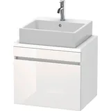 Duravit DuraStyle Waschtischunterschrank DS530002218, 60 x 47,8 cm, weiß hochglanz/weiß matt,