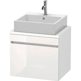 Duravit DuraStyle Waschtischunterschrank DS530002218, 60 x 47,8 cm, weiß hochglanz/weiß matt,