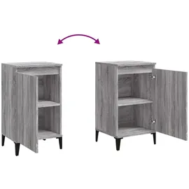 vidaXL Nachttisch Grau Sonoma 40x35x70 cm Holzwerkstoff