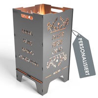 MOCAVI Feuertonne Beste 73 cm | 3 mm Stahl personalisiert