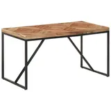 vidaXL Esstisch 140x70x76 cm Massivholz Akazie und Mango
