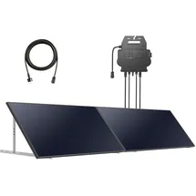 Anker SOLIX Balkonkraftwerk, 890W, IBC-Modul PV mit Mikro-Wechselrichter, 600W/800W, Bodenhalterung