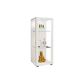 VCM Vitrine Glasol 35 x 35 x 90 cm Weiß