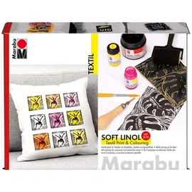 Marabu Soft Linol Print & Colouring Set 7 St.