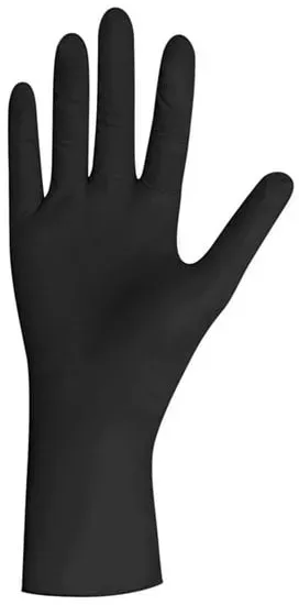 Nitrile Gloves L - Black (100 pcs)