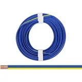 Donau Elektronik 325-223 Litze 3 x 0.25 Mm2 Blau, Gelb 5 m