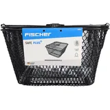 Fischer Gepäckträgerkorb PLUS Safe engmaschig schwarz