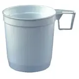 Papstar Kaffeetassen, PS, 0,25L weiß