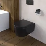 Villeroy & Boch Embrace 2.0 Toilette mit WC-Sitz Pure Black