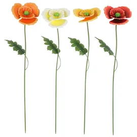 Karlie Gartenstecker Papaver 22 x 77 cm mehrfarbig