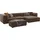 W.Schillig Eckcouch Polyester 3-Sitzer Rot