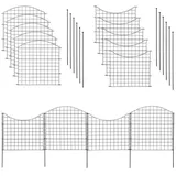 Estexo Teichzaun Set 750 x 0 cm Anthrazit/Blau