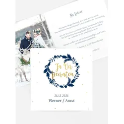 Hochzeitseinladungen selbst gestalten mit Spruch und Fotos im Onlinedesigner bei Meine-Kartenmanufaktur.de